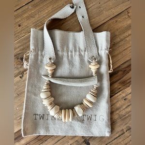 Twine and Twig Style antler necklace